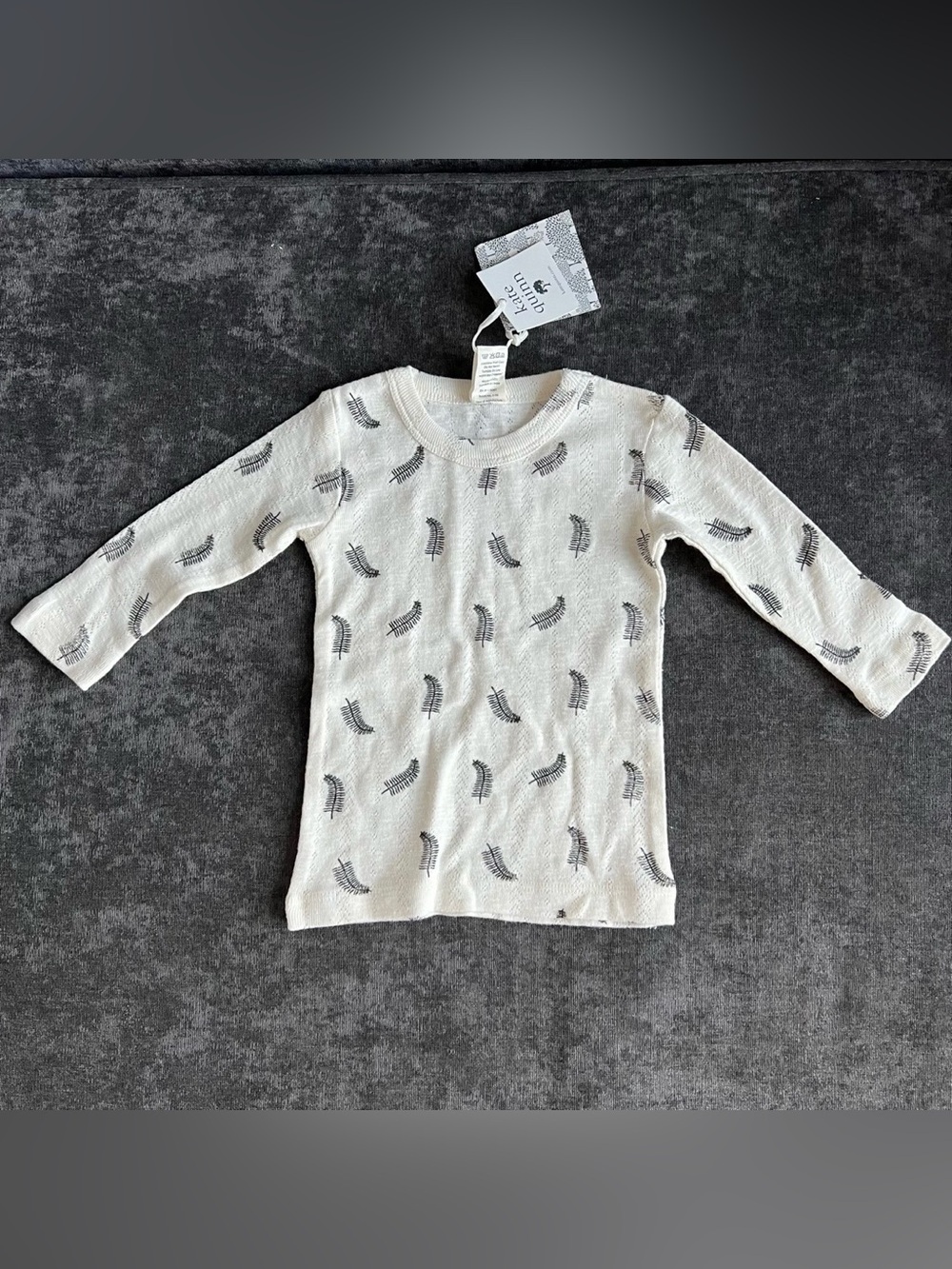 NWT Kate Quinn Pointelle Top Size 12-18 Months